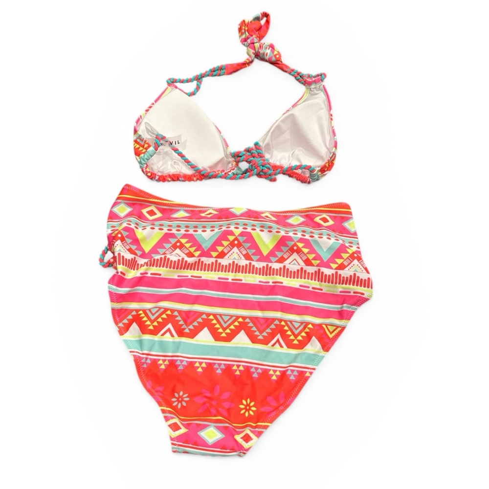 NWT Colorful Geometric Bikini Set - Picture 8 of 9